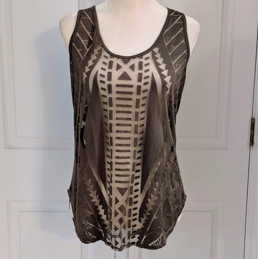 Green Mossimo Cutout Hi-Lo Tank